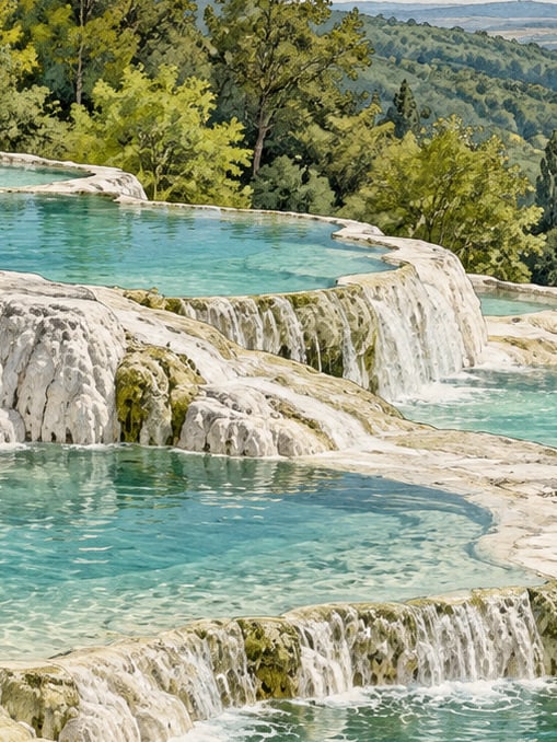 Ilustración: Monumento natural del Castaño de Anatolia, İzmir