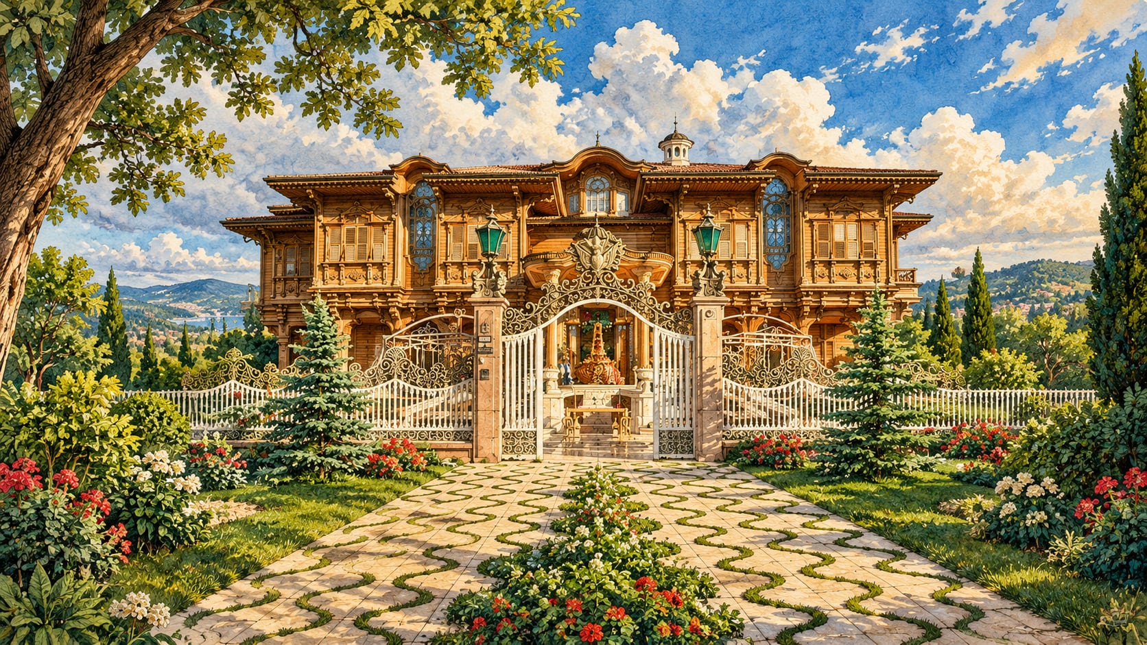 Anatolian Architecture and Furniture Culture Heritage Museum çizimi, Ankara