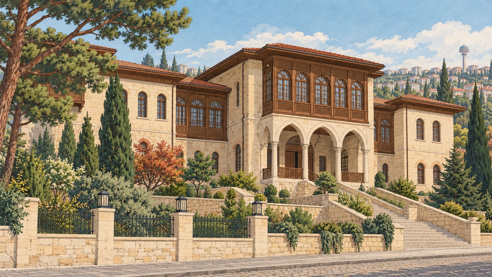 Ankara Castle çizimi, Ankara