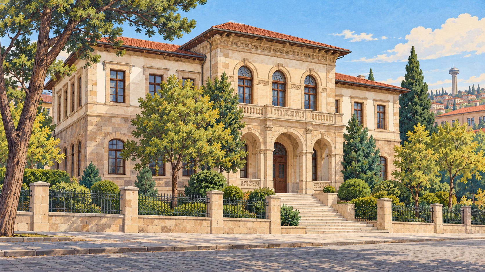Ankara University Education Sciences Faculty Toy Museum çizimi, Ankara