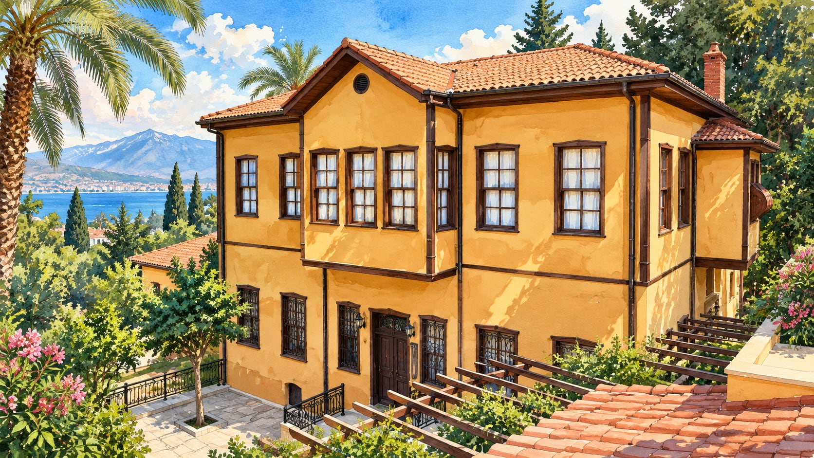 Antalya Ethnography Museum çizimi, Antalya