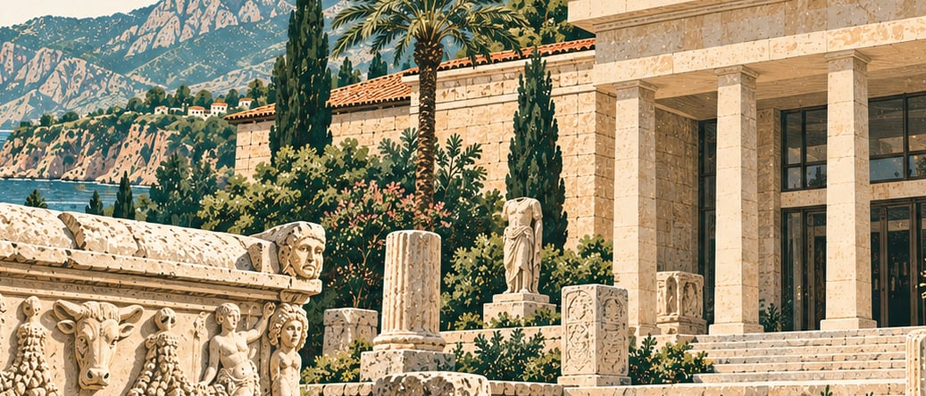 Antalya Müzesi çizimi, Antalya