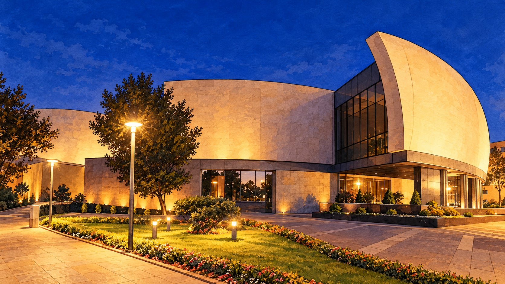 Antep Defence Martyrs' Cemetery and Respect Museum çizimi, Gaziantep