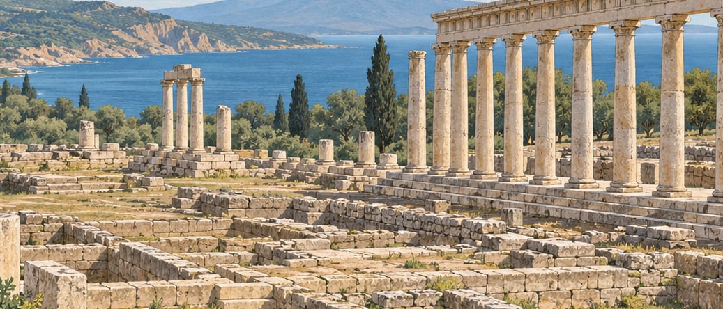 Apollon Smintheion çizimi, Çanakkale