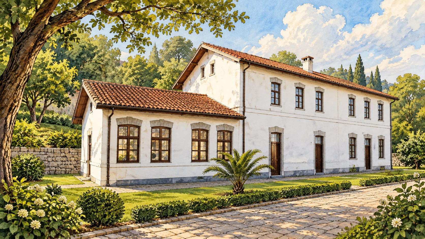 Arnavutköy Local History Museum çizimi, İstanbul