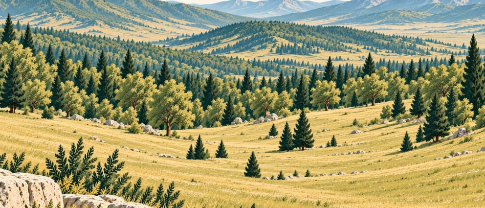 Aros Plateau çizimi, Artvin
