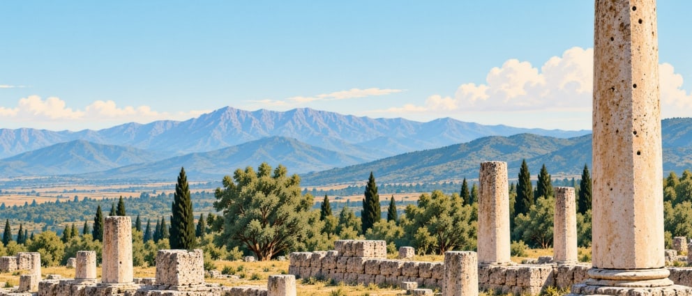 Artemis Temple çizimi, İzmir