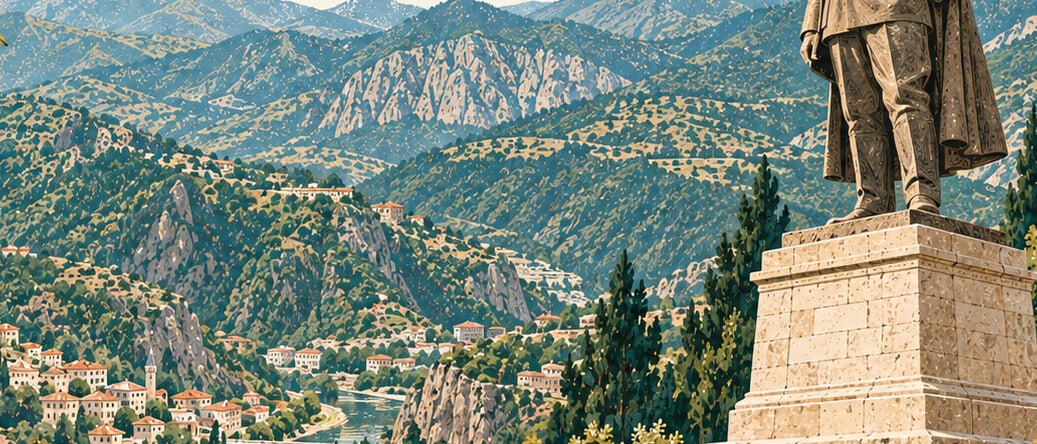 Artvin Atatürk Heykeli çizimi, Artvin