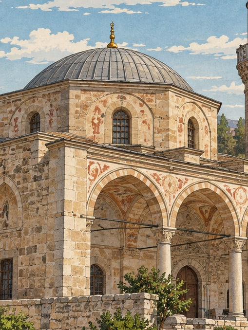 Ilustración: Iglesia-mezquita de Aşağı Kayabaşı, Niğde