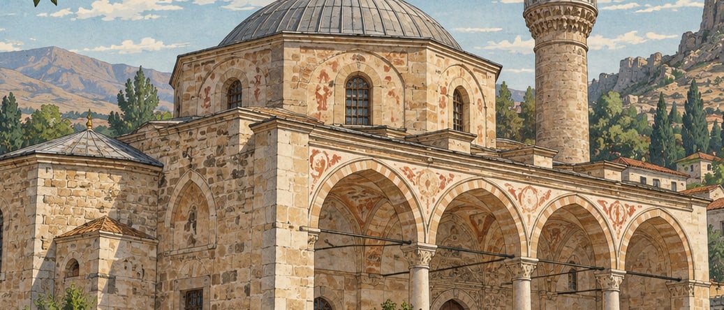 Lower Kayabaşı Church - Mosque çizimi, Niğde