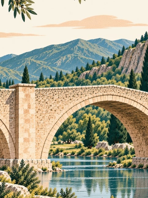 Ilustración: Puente Inferior, Tunceli