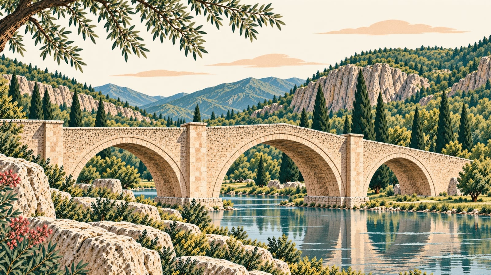 Lower Bridge çizimi, Tunceli