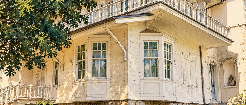 Aşiyan Museum (Tevfik Fikret'in House) çizimi, İstanbul