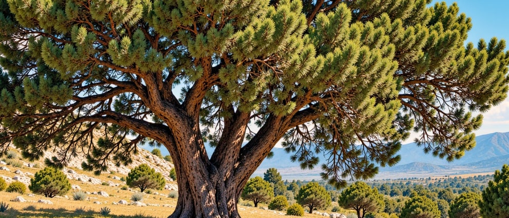 Aslan Juniper Natural Monument çizimi, Antalya