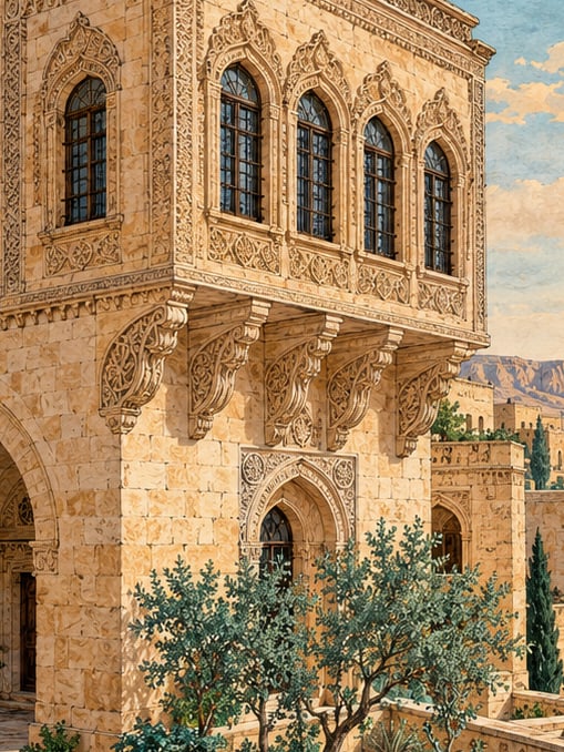 Ilustración: Mansión Asmalı, Nevşehir