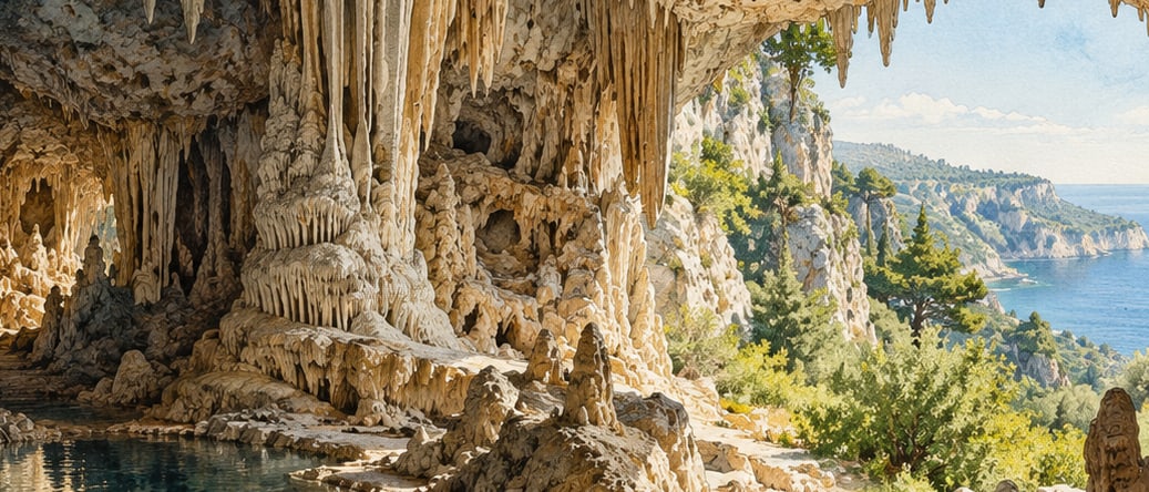 Silifke Asthma Cave çizimi, Mersin