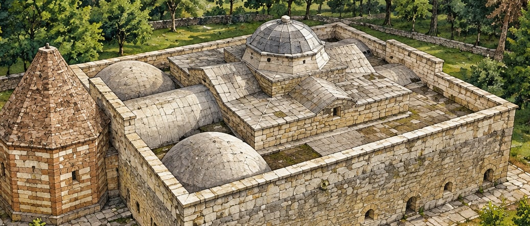 Atabey Ertokuş Madrasa çizimi, Isparta