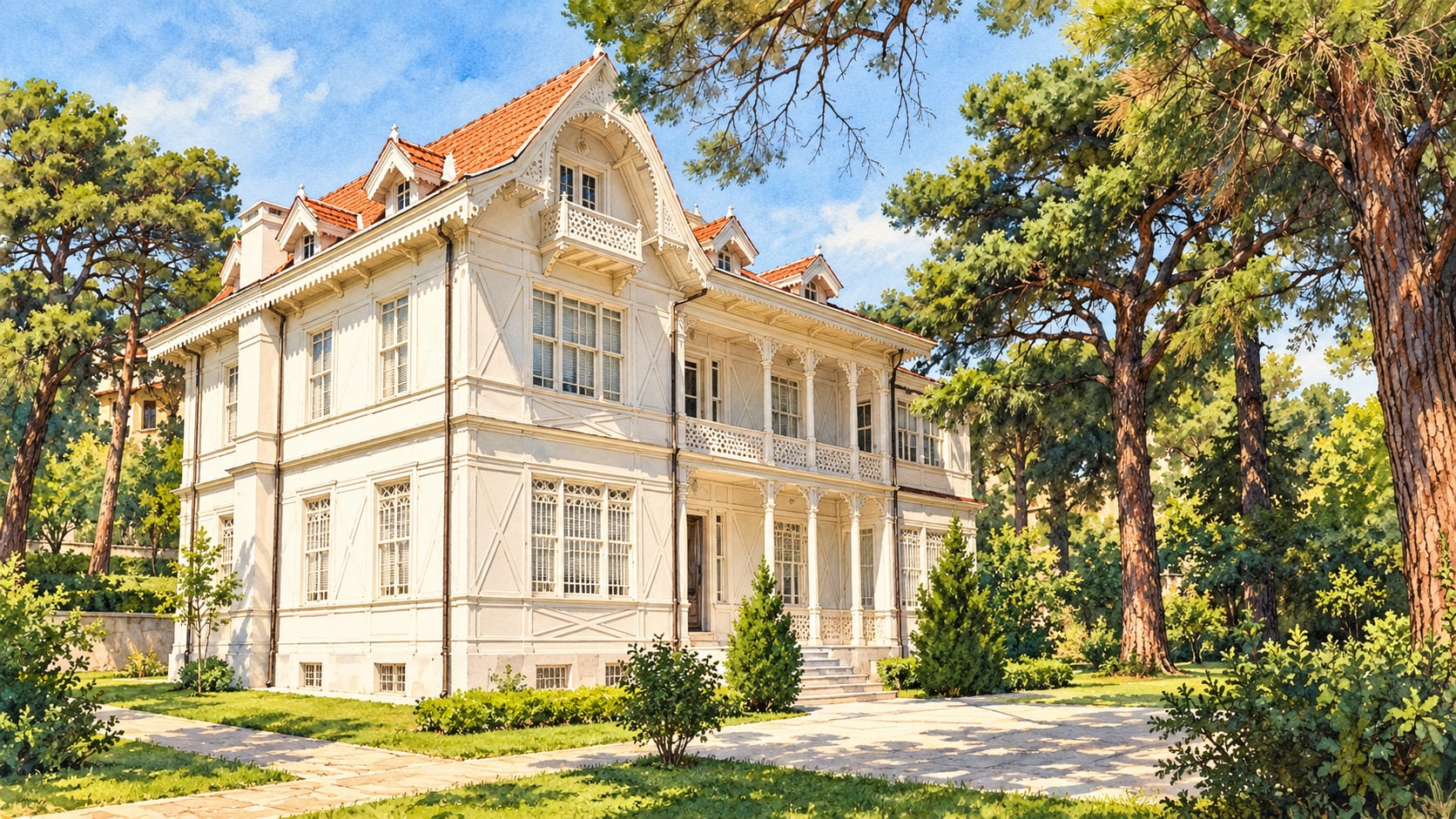 Atatürk House Museum çizimi, Bursa