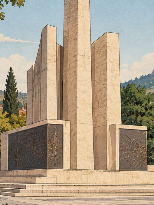 Ilustración: Monumento a Atatürk y a la Independencia, Uşak