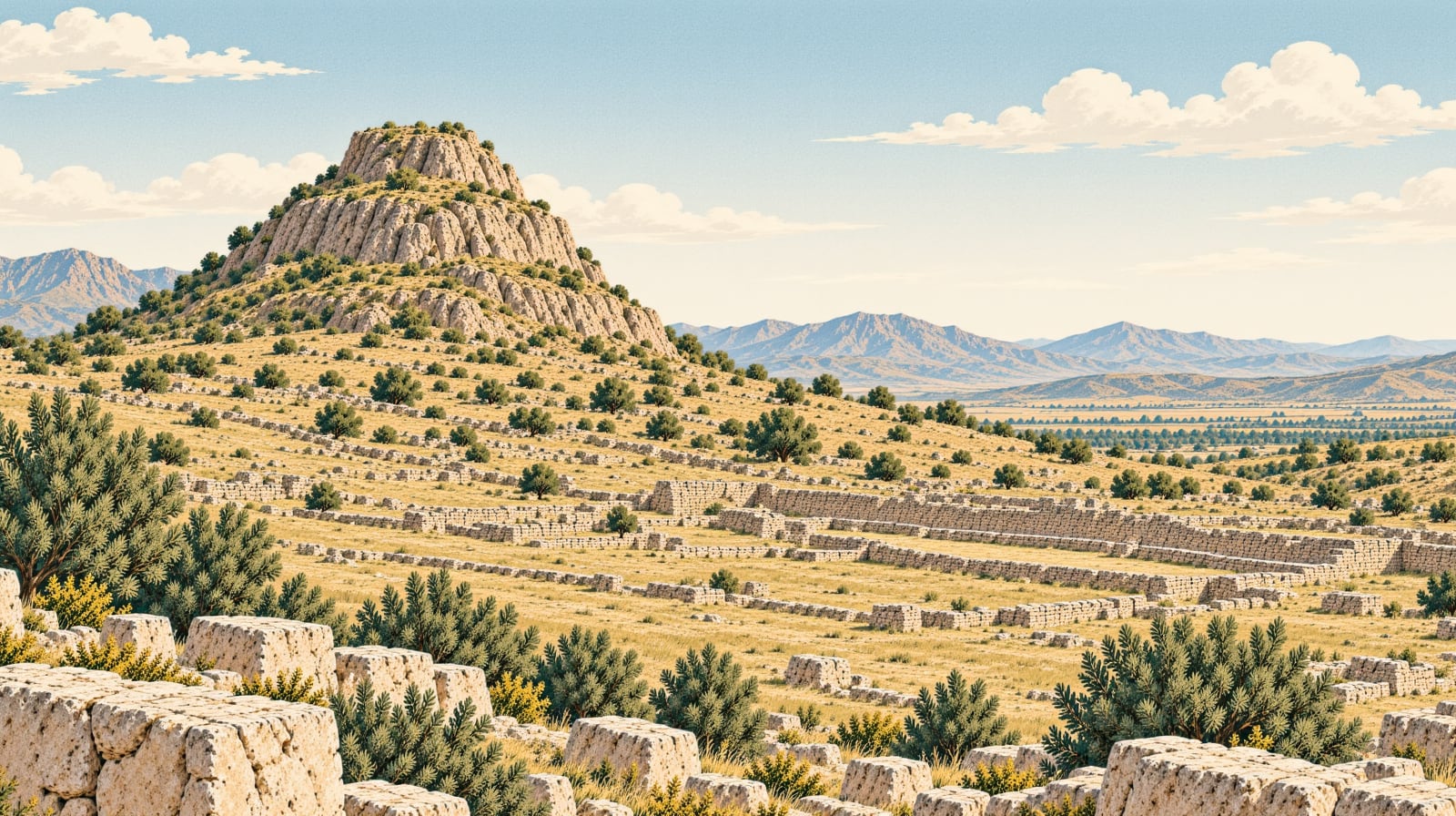Atchana Mound çizimi, Hatay