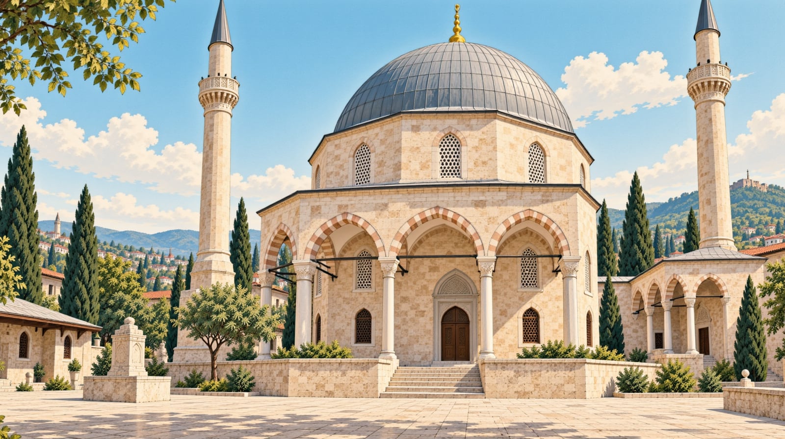 Atik İbrahim Paşa Mosque çizimi, Ordu