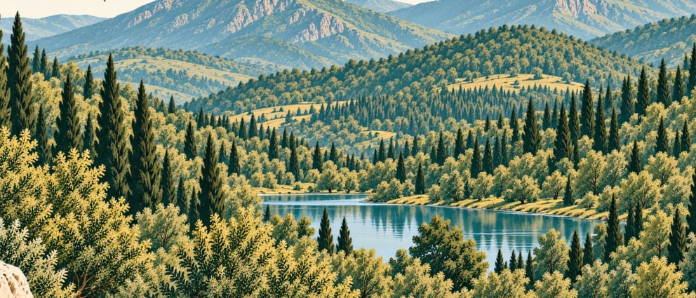 Avcıkoru Nature Park çizimi, İstanbul
