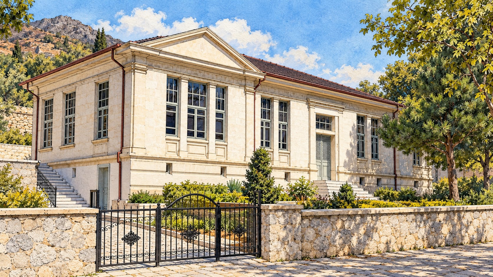 Avni-Jale Özken Marmara Adalar Maritime Museum çizimi, Balıkesir