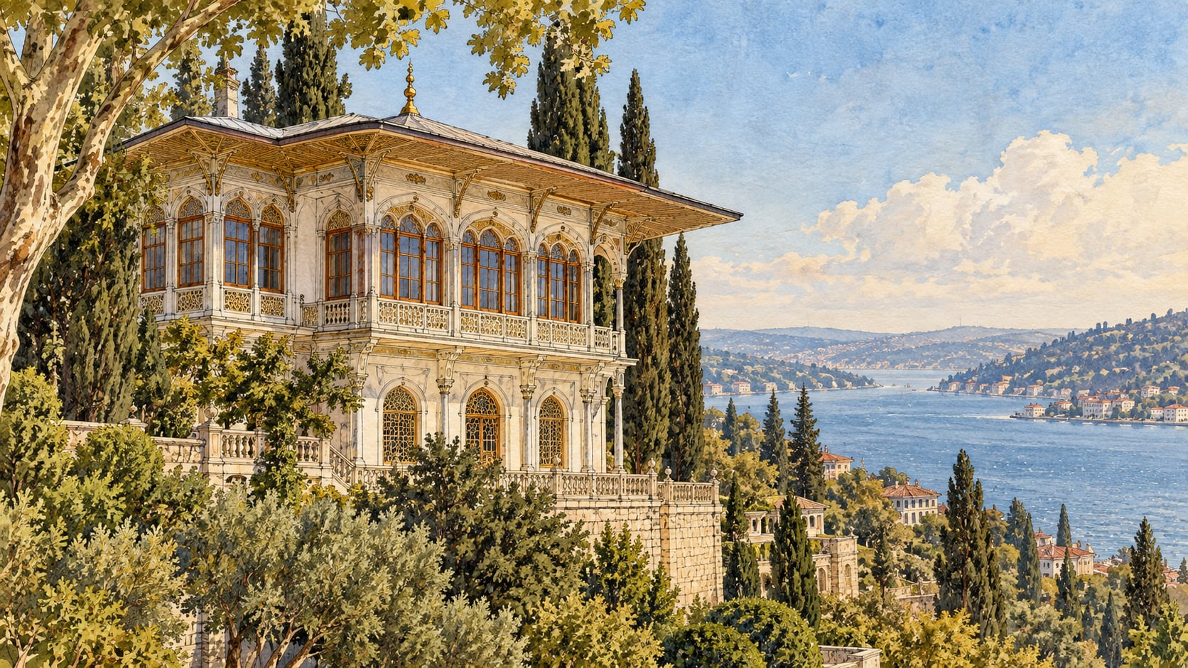 Avşar Bath çizimi, Isparta