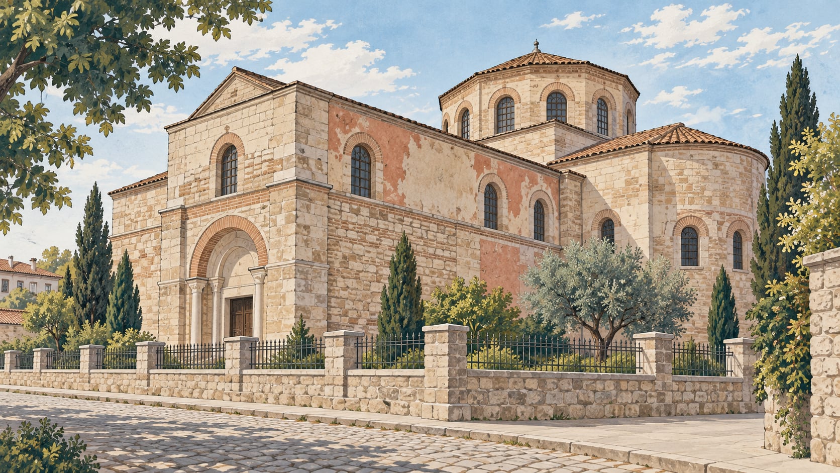 Aya Elenia Memorial Museum çizimi, Konya