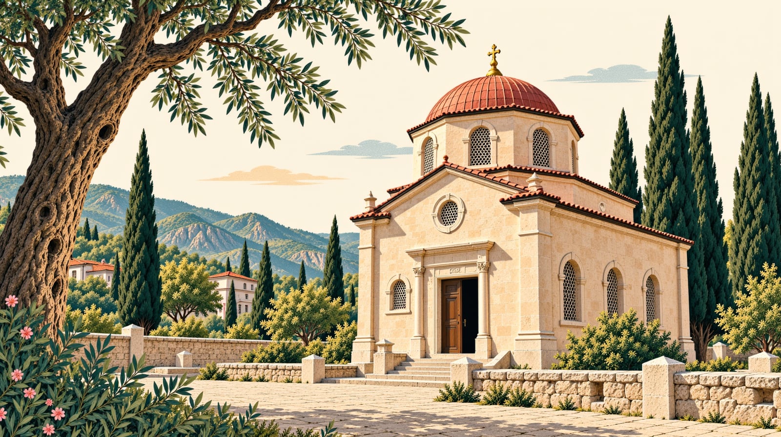 Aya Haralambos Church çizimi, İstanbul