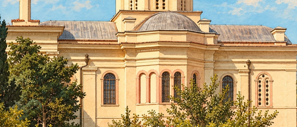 Aya Nikola Memorial Museum çizimi, Balıkesir