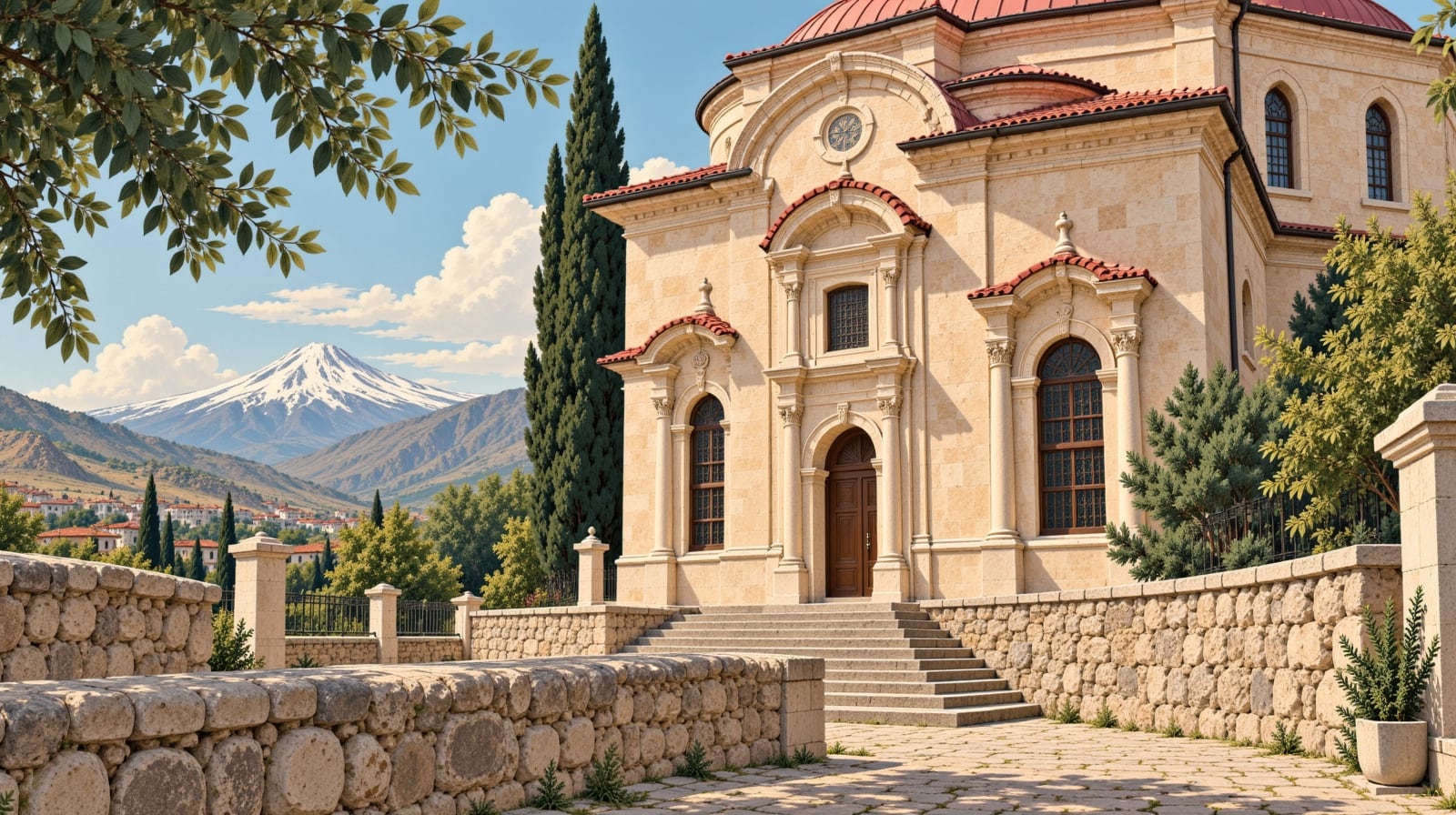 Aya Payana Church / Baniya Church çizimi, Isparta