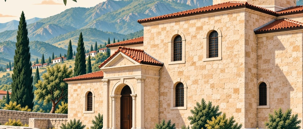 Aya Varvara Church çizimi, Trabzon