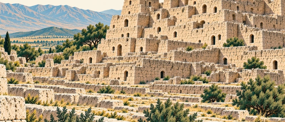 Ayanis Castle çizimi, Van