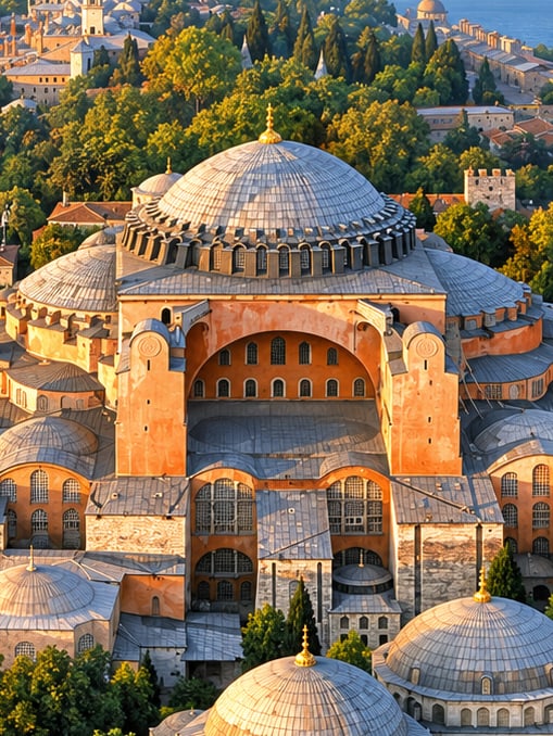 Hagia Sophia Mosque çizimi, İstanbul