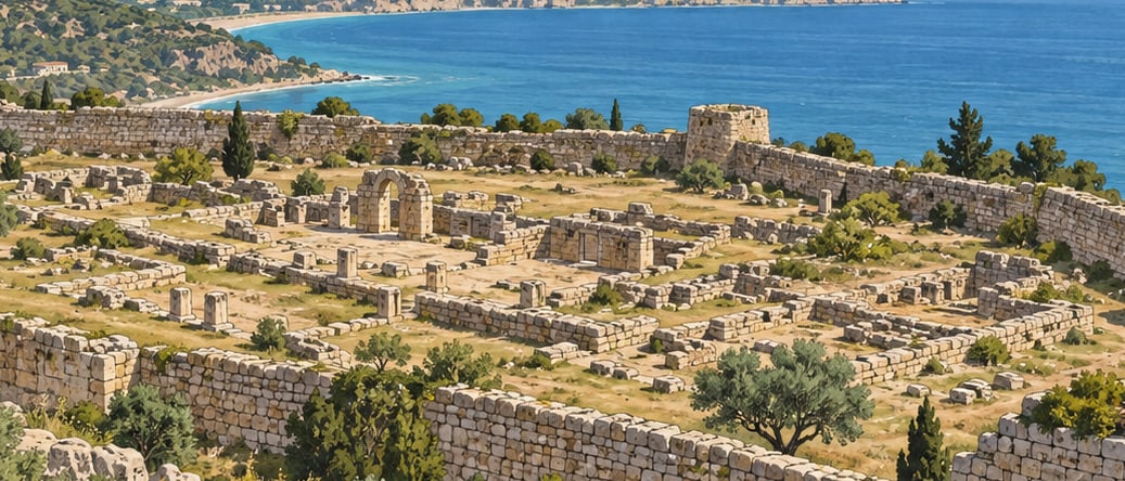 Ayatekla Archaeological Site çizimi, Mersin
