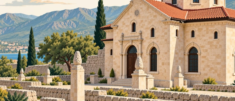 Ayazma Church (Ayvalık) çizimi, Balıkesir
