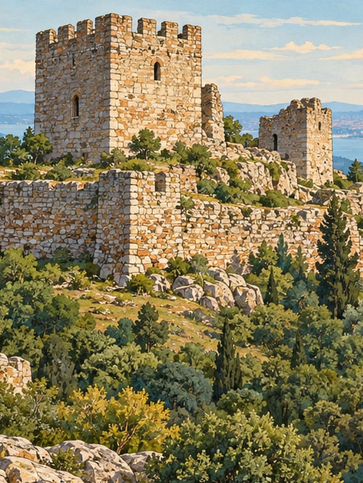 Ilustración: Castillo de Aydos, İstanbul