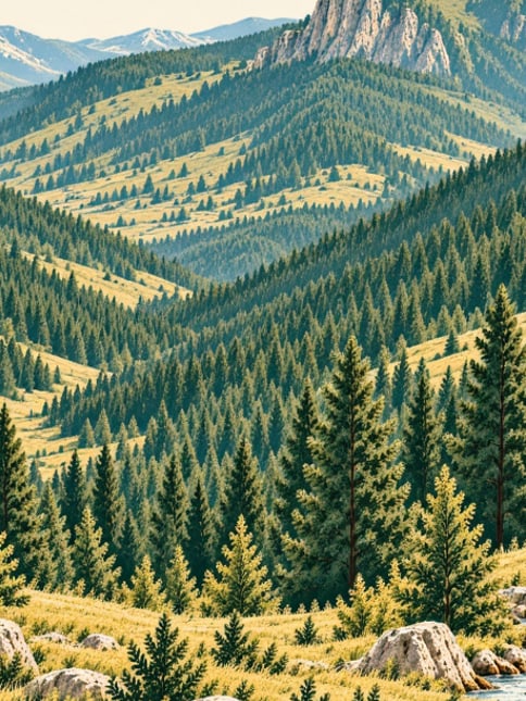 Ilustración: Parque Natural de Aymaç, Giresun