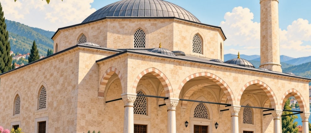 Ayşe Kadın Camii çizimi, Edirne