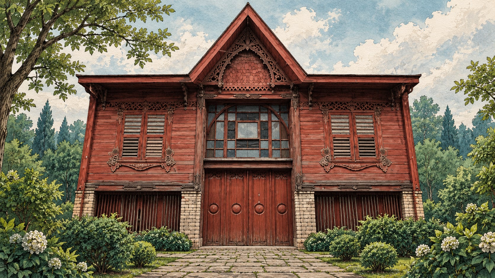 Ayşe and Ercüment Kalmık Museum çizimi, İstanbul