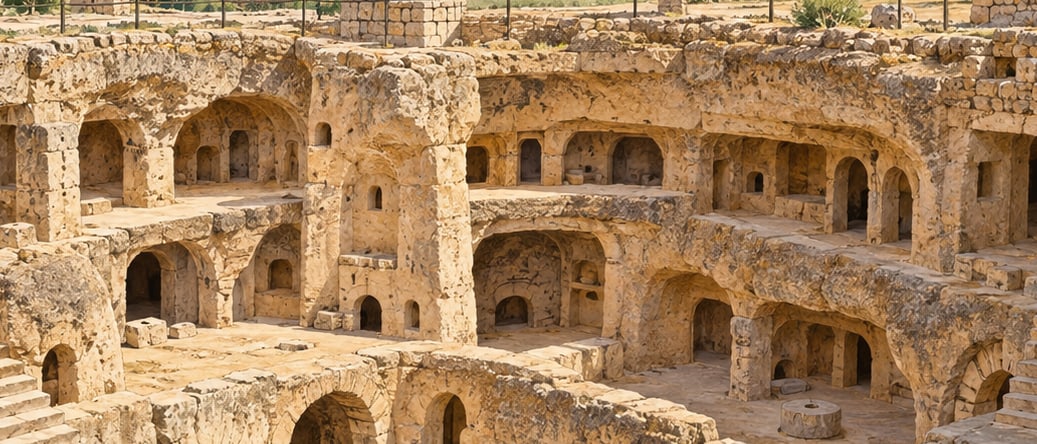 St. Mercurius Underground City çizimi, Aksaray