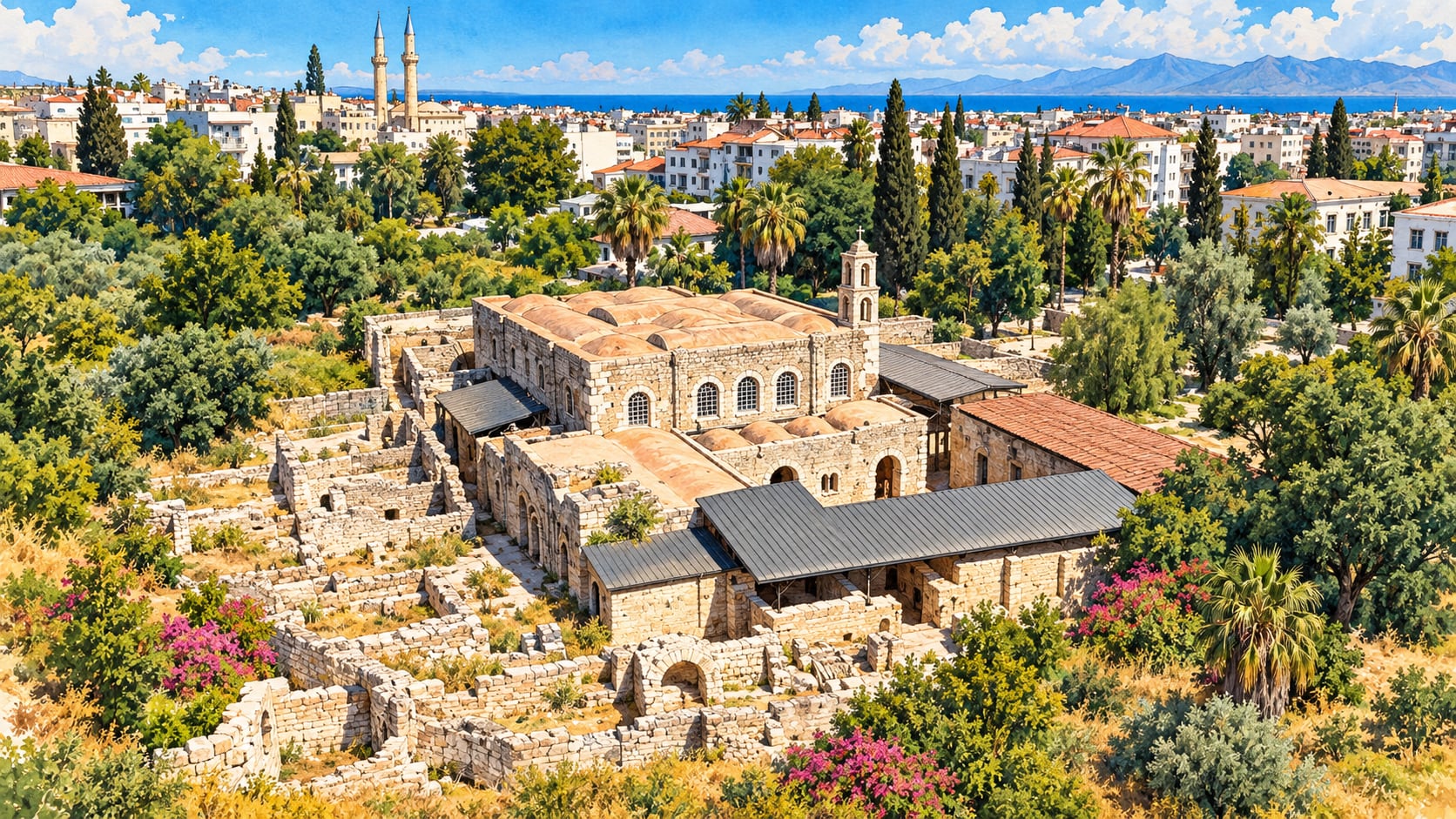 Saint Nikolaos Memorial Museum çizimi, Antalya