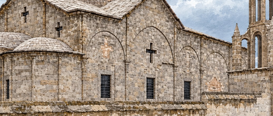 Saint Theodore Church çizimi, Nevşehir