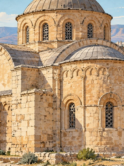 Ilustración: Capilla de Azize Barbara, Nevşehir