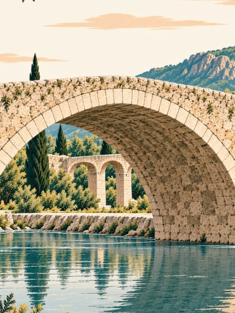 Ilustración: Puente de Babaeski, Kırklareli