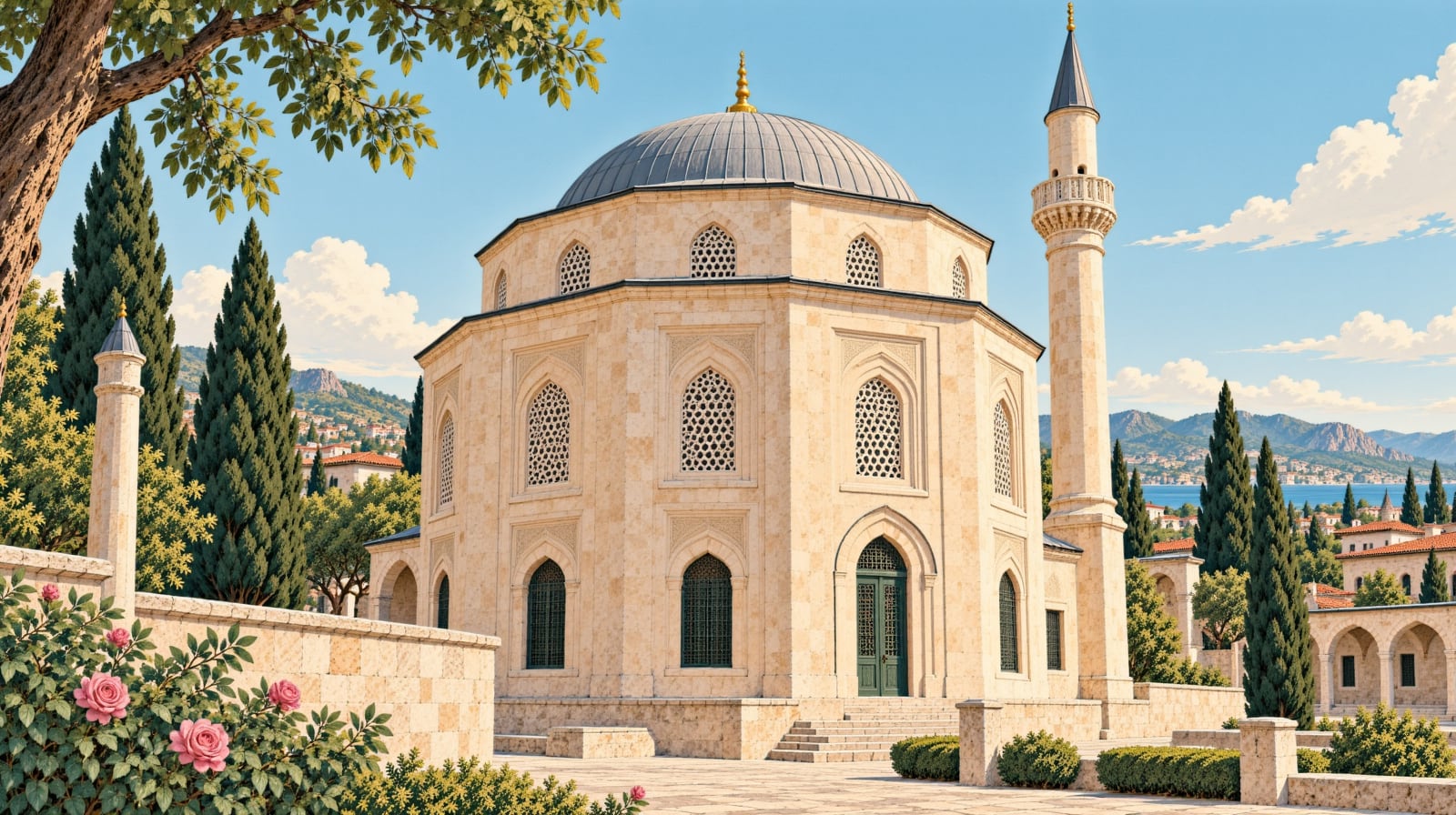 Babudarp Mosque çizimi, Siirt