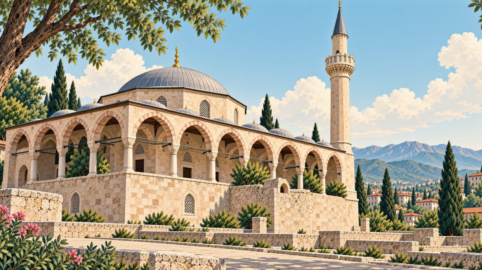 Bağlarpınarı Village Mosque çizimi, Bingöl