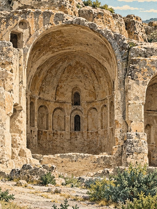 Ilustración: Iglesia de Bahattin Samanlığı, Aksaray