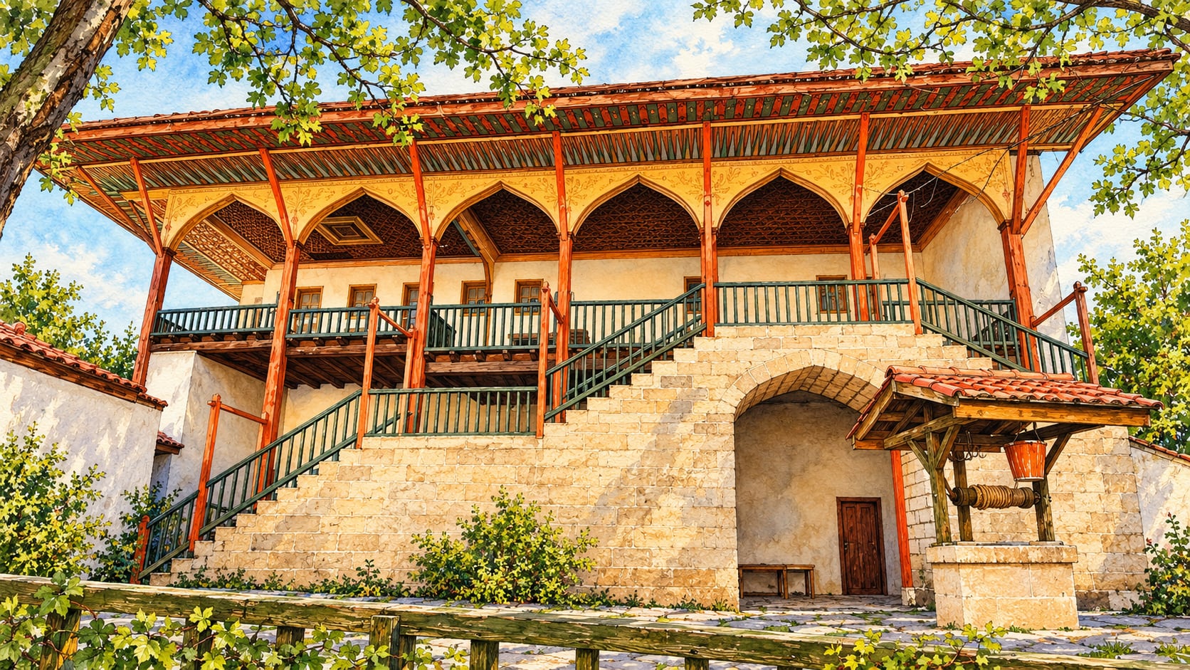 Bakibey Mansion çizimi, Burdur